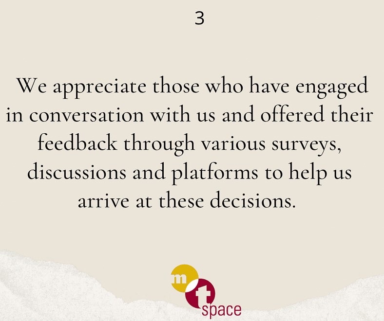 theMTspace's tweet photo. With the recent provincial announcements regarding vaccine mandates, MT Space has considered numerous factors in how to move forward as we prepare to reopen.
#MTSpace #FillingTheEmptySpace @ONArtsCouncil #Theatre @ExploreWR #WRAwesome https://t.co/zzUEbKZcDH