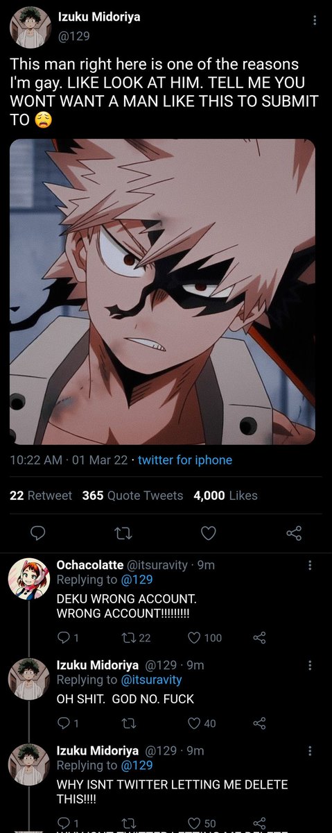  #bkdk  #bakudeku  #socmedauFriendly reminder, if you want to post thirst tweets about your childhood friend turned rival turned friend turned crush, double check which account you're on before doing so.