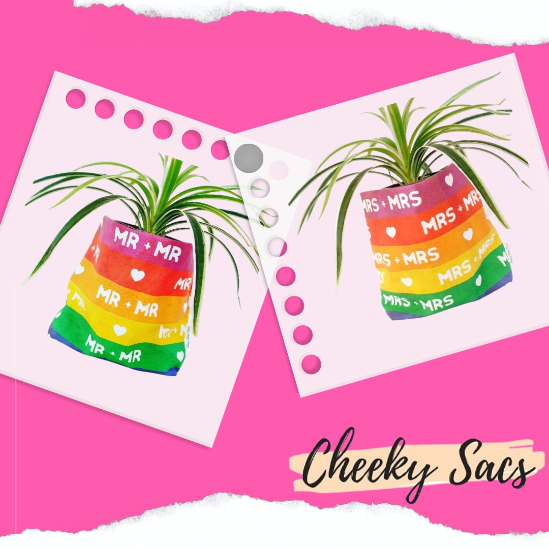 What do you think of these gorgeous rainbow pot plant covers?

Tag someone who would love one of these 👇
.
.
.
.
.
#mardigras2022 #cheekysacs #loveislove #lesbianlove #gaylove #menlovingmen #womenlovingwomen #sydney2022 #foreverlove #samesexrelationship