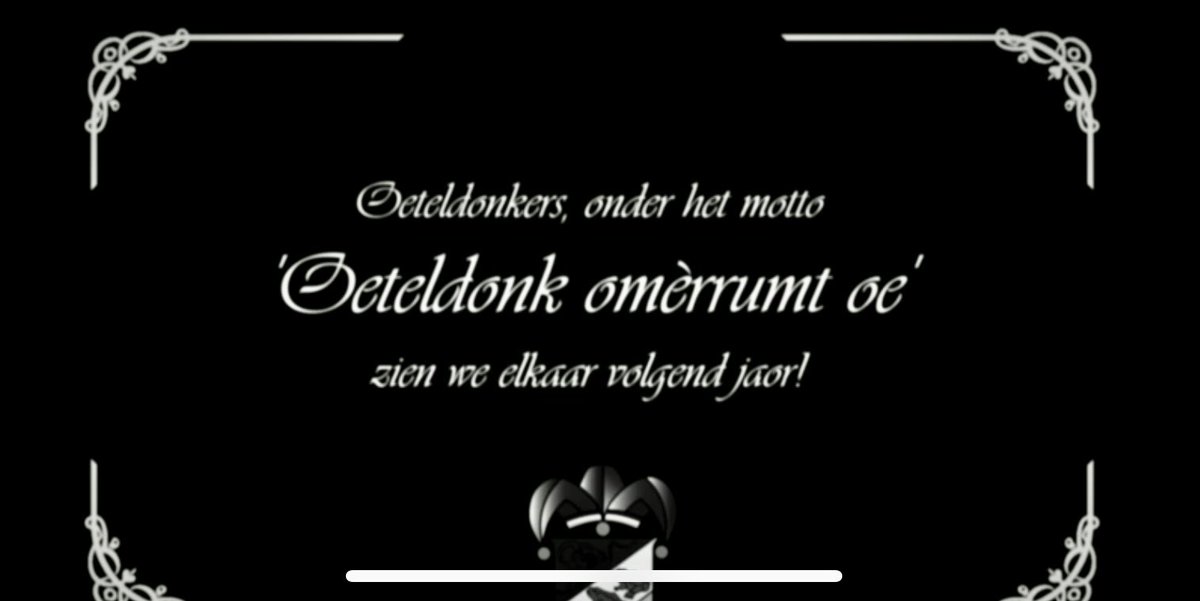 Het motto voor volgend jaar: Oeteldonk omèrrumt oe