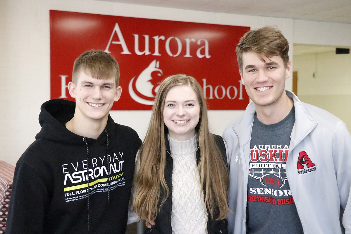 Trio sets sights on National Merit Scholar program. Carlson, Kuehner, Ramaekers reflect on finalist designation. Story in this week's ANR. <a href="/AuroraHuskies/">Aurora Huskies</a>