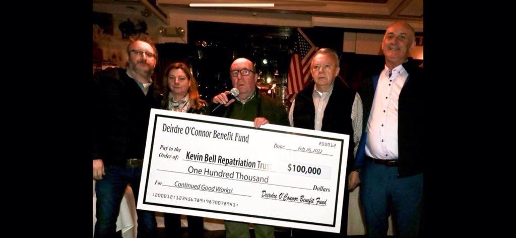 Deirdre O’Connor was a native of Ballybunion and a much loved member of the Irish community in NYC who tragically passed away after a very successful fundraiser for her in Woodlawn. We are so grateful for the generosity of Deirdre's committee and will forever remember her legacy.