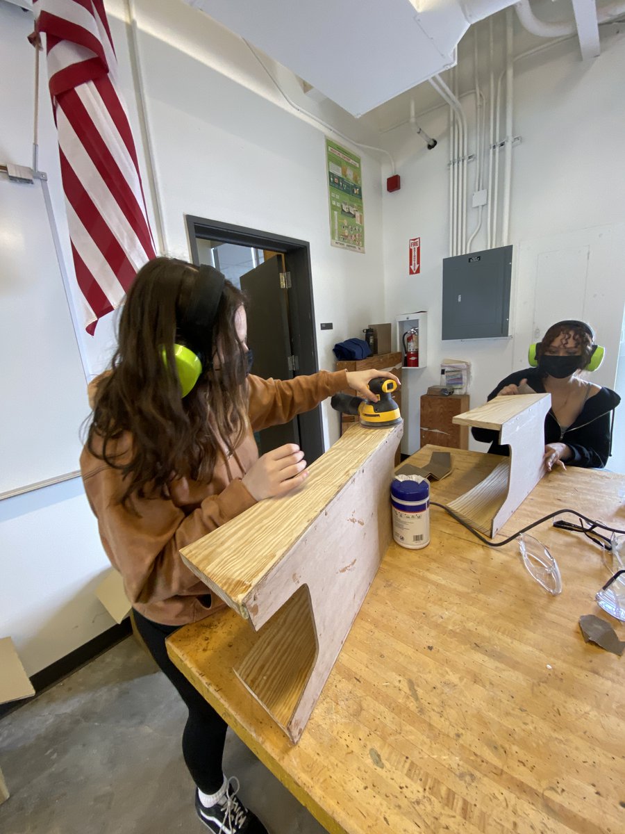 TheMaritimeHS's tweet photo. It is the second-day @TheMaritimeHS #woodworkingshop for our boat building week. Today we are focusing on #teamwork. We added shears to the side panels of our canoe and sanded seats. #canoebuilding #handsonlearning @SuptEnfield https://t.co/jeu4olpXzc