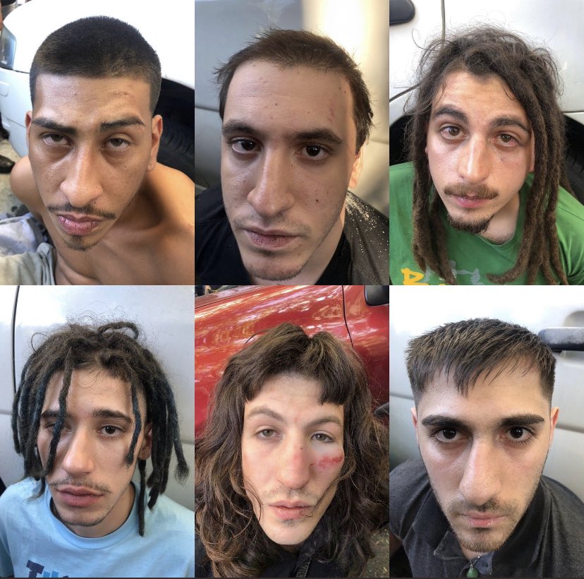 Estas son las caras de los violadores de Palermo. Ojalá tengan un buen recibimiento en Devoto.