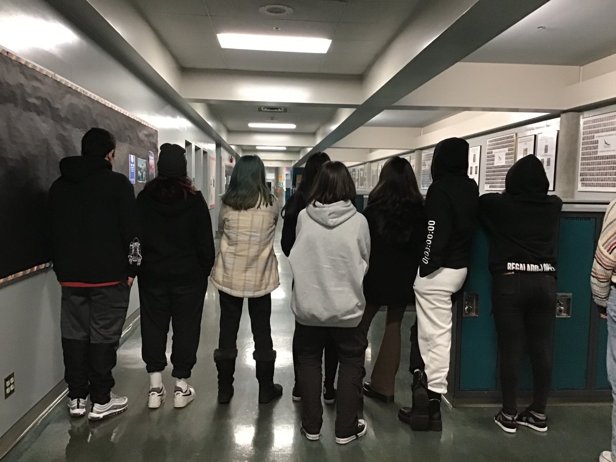 Gleneagle Students wear Sweaters to turn down the heat on Climate Change for Day 2 of the Eco Challenge, which continues tomorrow with  Walk-Bike-Bus to School Day.