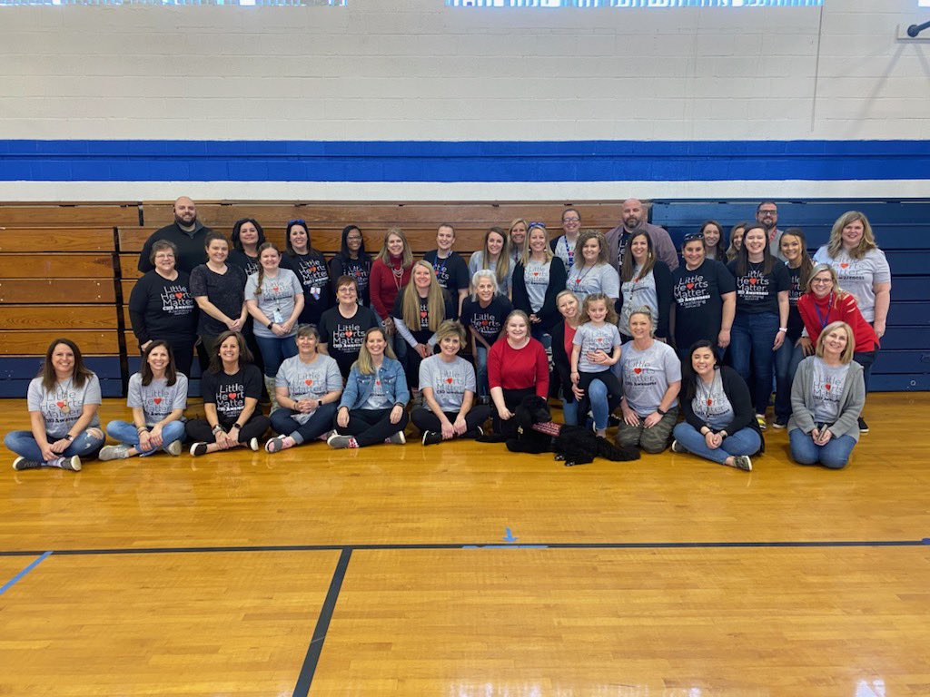 So proud to call these people my coworkers! I love how when a fellow colleague was in need, everyone stepped in to show their love and support. #jacestrong <a href="/aolets_go/">AO Elementary School</a>