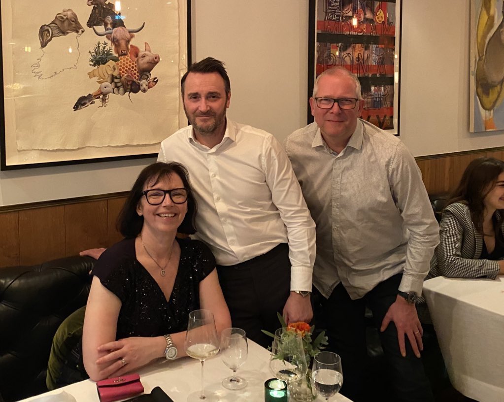 . @PollenStSocial wow what a night… to celebrate our 25th wedding anniversary… food amazing thanks!! And Jason thanks for being so generous with your time x @_SocialCompany