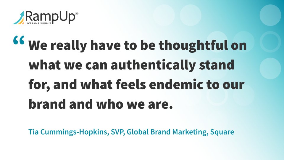 LiveRamp's tweet image. Thanks to industry change makers from @Square,  @LinkedIn, @MomentiveAI, and @ObseshMedia for sharing their tips at #RampUp22 for broadening the scope of their teams and technology to achieve a greater purpose. ramp.click/socialimpact-tw #socialimpact