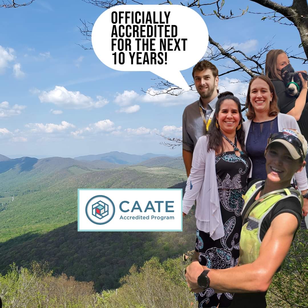 We kick off National Athletic Training Month w/exciting news!  We're ready to shout it from the mountain tops-our MS in athletic training is officially accredited for 10 years! @ashleygoodman73 <a href="/ash_n_marshall/">Ashley Marshall</a>
<a href="/DrNeedleATC/">Alan Needle</a>
<a href="/JSebertHoward/">Jennifer S. Howard</a>
#NATAM2022
#CAATEACCREDITED
<a href="/bchsappstate/">BCHS@appstate</a>