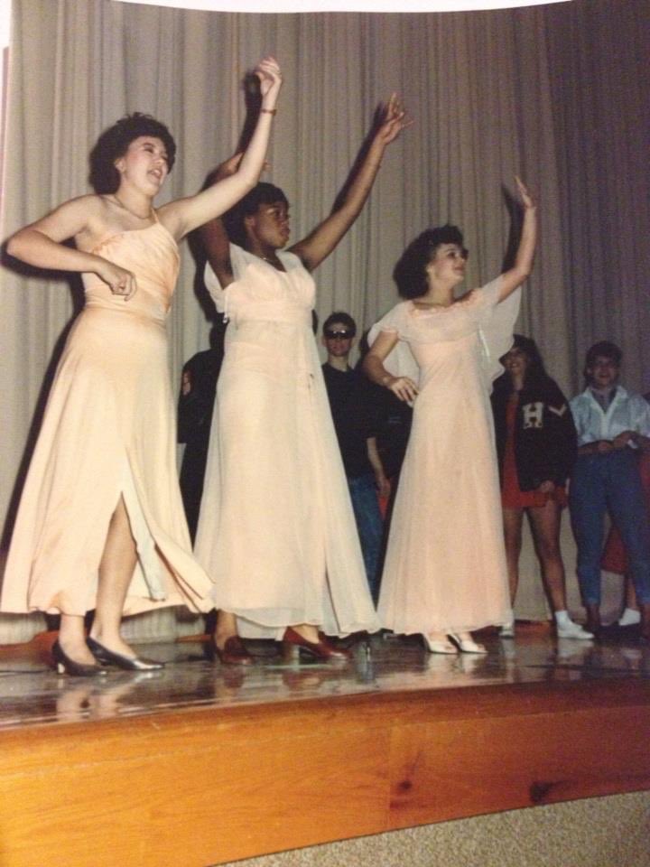 This comes up every year as a memory on another social media platform that some in this picture do not interact! This was our 1989 senior skit for Homecoming! The Supremes were <a href="/mistyshelton15/">Misty Shelton</a> <a href="/ricsprincipal/">Kindra Smith, Ed. D.</a> and Jill Moss!