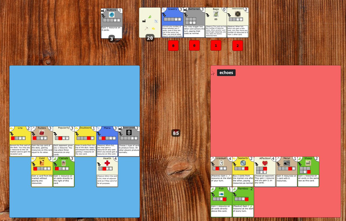 Peter McPherson (@peterlmcpherson.bsky.social) (@peterlmcpherson) on Twitter photo I've been using <a href="/screentopgg/">Screentop.gg</a> as a digital prototyping platform as a TTS alternative lately, and it's been a great experience so far. Here's a playtest of The Resource Game in action. (1/4) I've been using <a href="/screentopgg/">Screentop.gg</a> as a digital prototyping platform as a TTS alternative lately, and it's been a great experience so far. Here's a playtest of The Resource Game in action. (1/4)