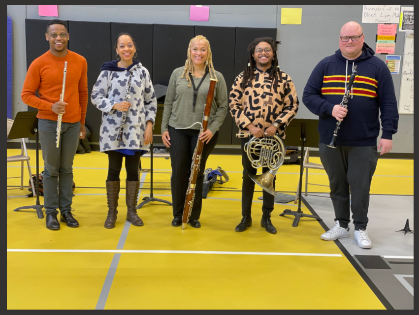 Thank you to Grammy-nominated <a href="/ImaniWinds/">Imani Winds</a> for performing at <a href="/FrostLakeSpps/">Frost Lake Elementary</a>! The musicians talked about their instruments and connected students to familiar and new music. The performance was arranged through KidsJam which is associated with the <a href="/schubertclub/">Schubert Club</a>. <a href="/SPPS_News/">Saint Paul Public Schools</a>