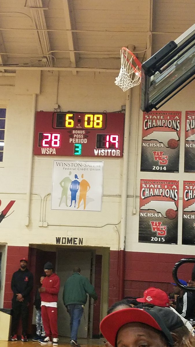 Real_KeithTW's tweet photo. @WSPAbasketball halftime score. One more half to go!! Let me hear those Phoenix people out there!!! https://t.co/TXtjoCbzoV