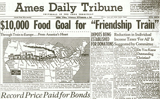 VCTrustee's tweet photo. The 1947 #FriendshipTrain travelled over 7500 miles to reach Rome 🇮🇹 from Hollywood, USA 🇺🇸

Surely London to Lviv is achievable?

#UkraineRussiaWar #UkraineUnderAttack #TrainToUkraine🇬🇧🇺🇦

@AmesTribNews @washingtonpost @thetimes @FT @UKinUkraine @EU_Commission @EUparliament https://t.co/iR2EQg3cVJ