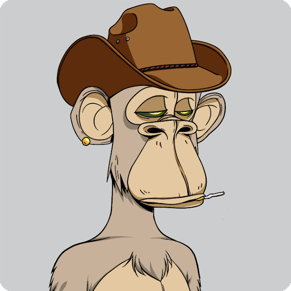kegvault_et's tweet photo. Just aped-in #BAYC and got myself rank #4170 for 129ETH!!! Had to take this one because of the hat and these cool looking zombie eyes......good deal ?🤠😅 https://t.co/JqbfiHTwjM