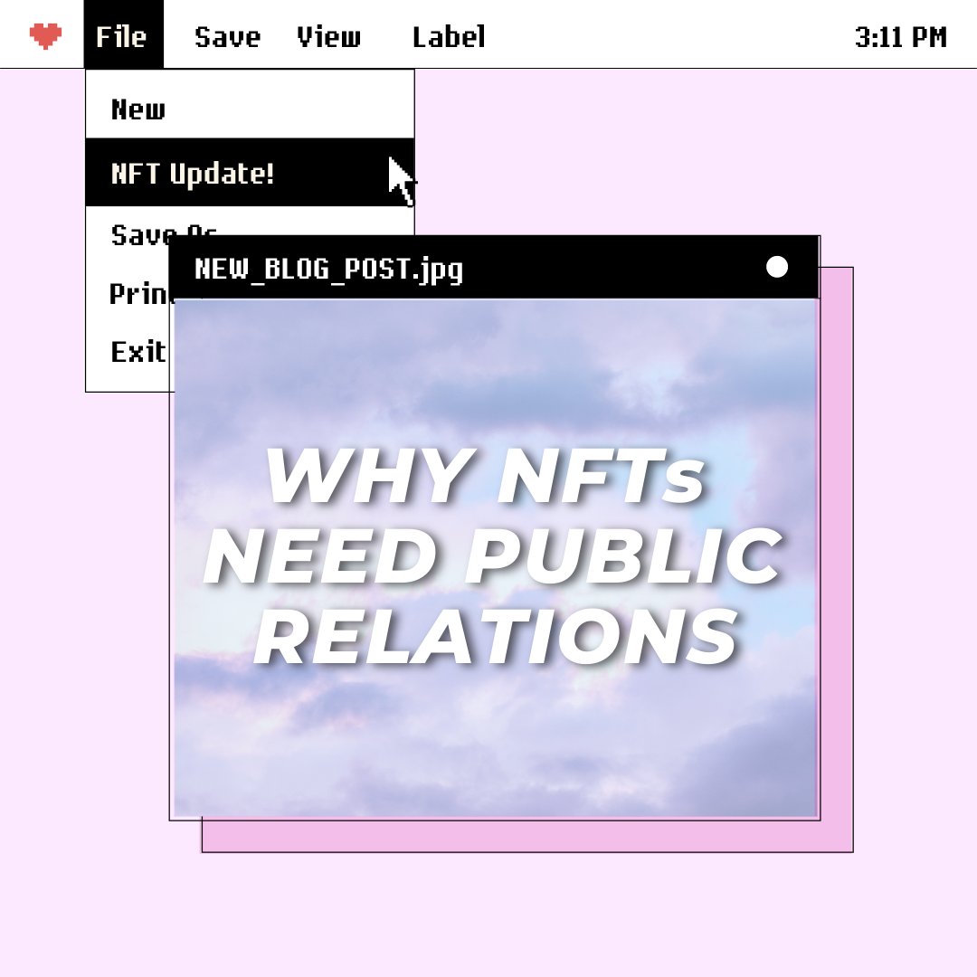 jiveprdigital's tweet photo. The best way to build brand reputation is with a qualified PR team - even in the relatively new arena of #NFTs! 🧑💻
Need more convincing? Our team shares the top 4 benefits of NFT Public Relations in the latest #JiveBlog. Visit https://t.co/Oc7VBv4d3D to learn more! https://t.co/8yRH7PfYSt