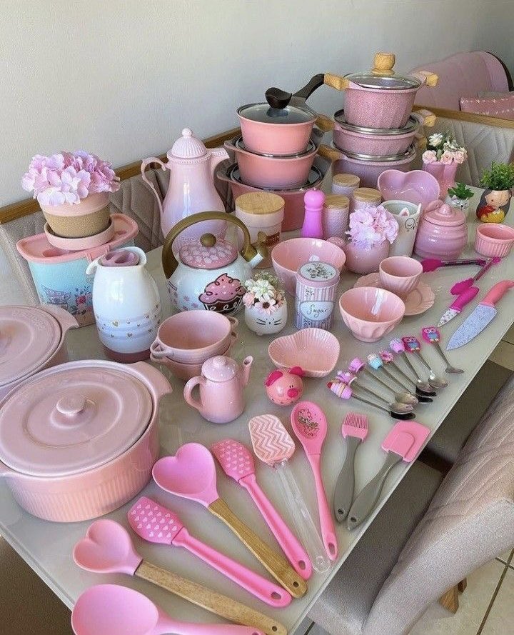 softness daily ✨ on X: pink kitchen accessories 🎀