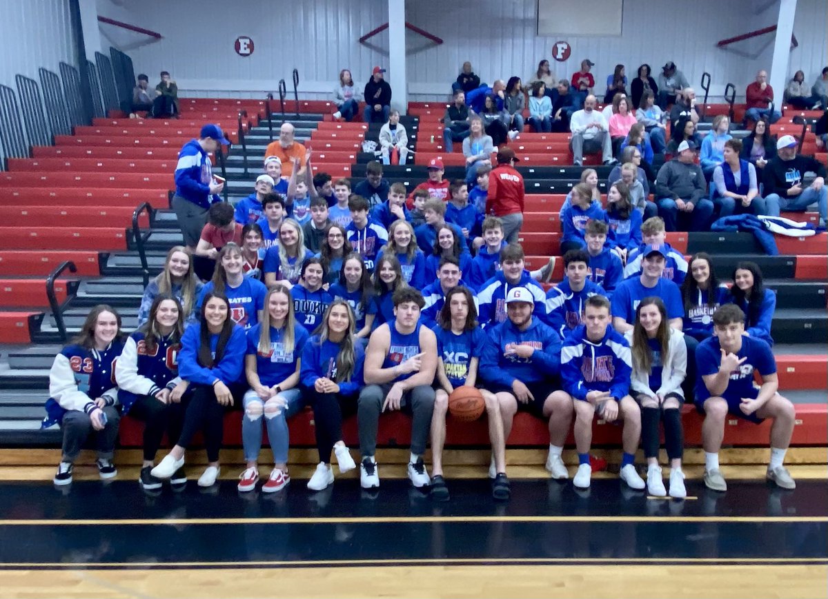 GarawayCheer's tweet photo. Game Faces On Let’s go Blue💙 @GarawayStudents https://t.co/8otbPlbg0O