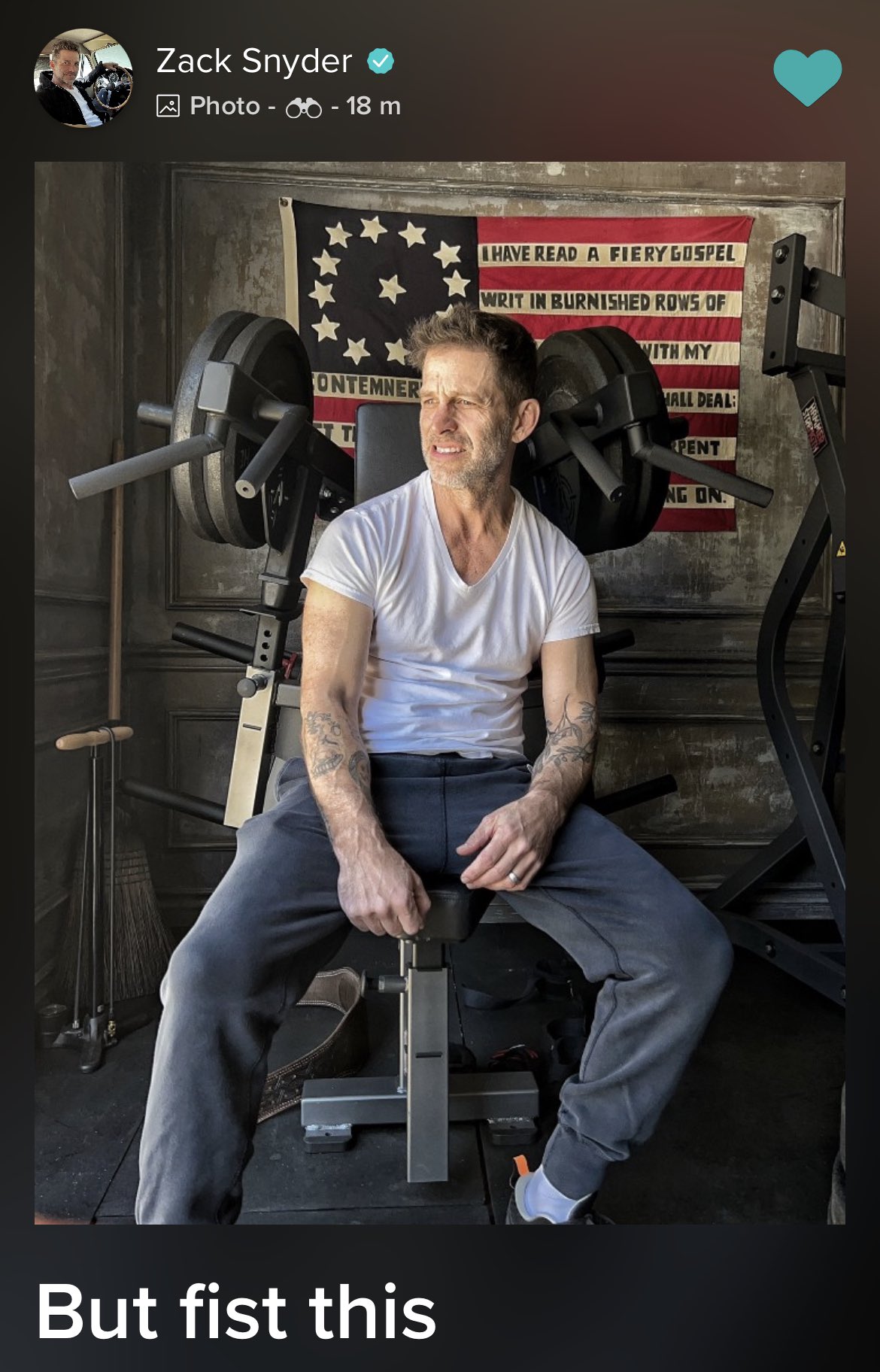 Happy Birthday Zack Snyder. Now what\d you mean by this caption?  