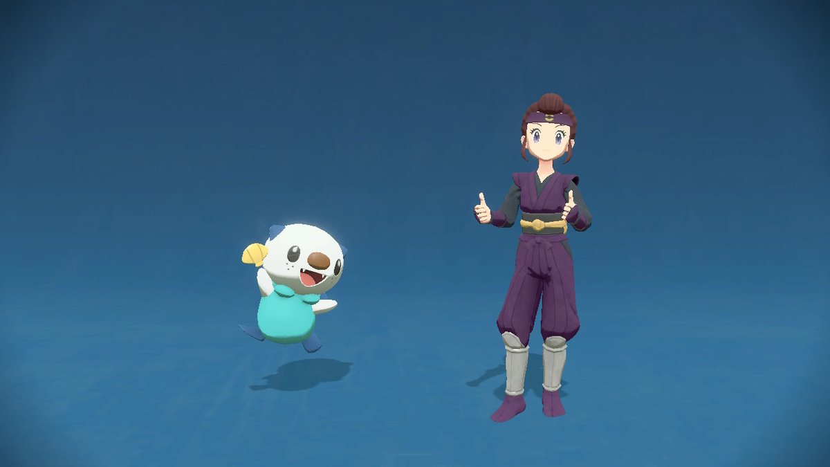 PettyBeach's tweet photo. Glow up #PokemonLegendsArceus #NintendoSwitch https://t.co/7jLNpu58Tv