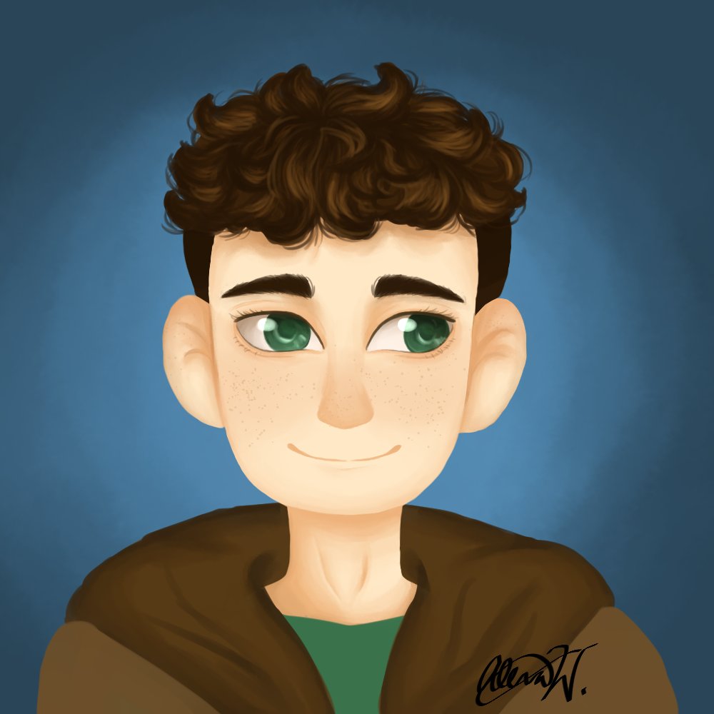 Creatistry1's tweet photo. Here's an older illustration from last year. Wanted to try out a bit more of a painterly style without bold line art. https://t.co/YkI8zQ3q50