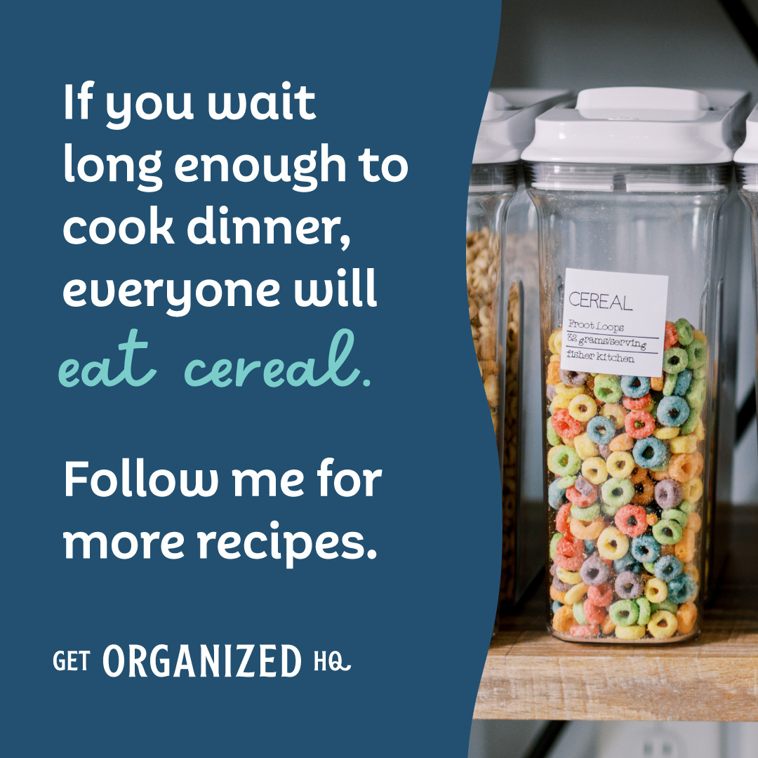 My boys loved it when I told them we were going to have cereal for dinner!
.
.
.
.
.
.
.
.
.
. #getorganizedHQ #mom #momlife #easydinner #mothering #parenthood #parenting #wahmlife #wahmlover #wahmmade #wahmstyle #wahms #momblogger #plannergoodies #plannersupplies #plannerobsesse