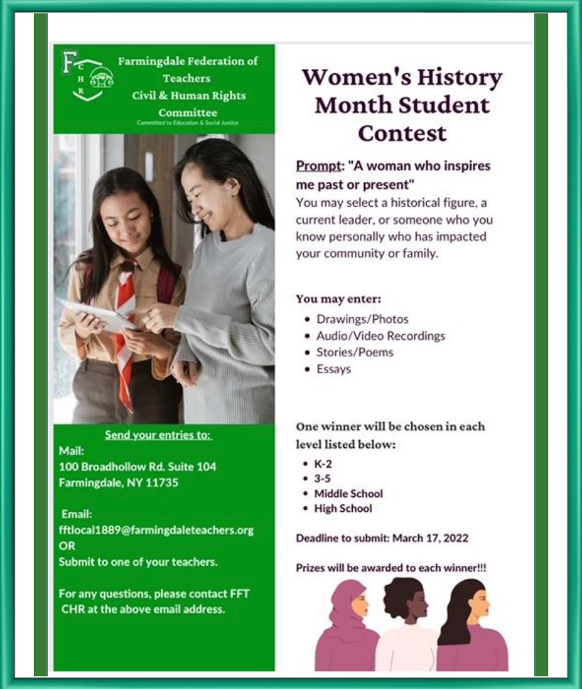 If anybody wants to enter this contest sponsored by <a href="/FFTStrong/">FdaleFedofTeachers</a> - let me know!