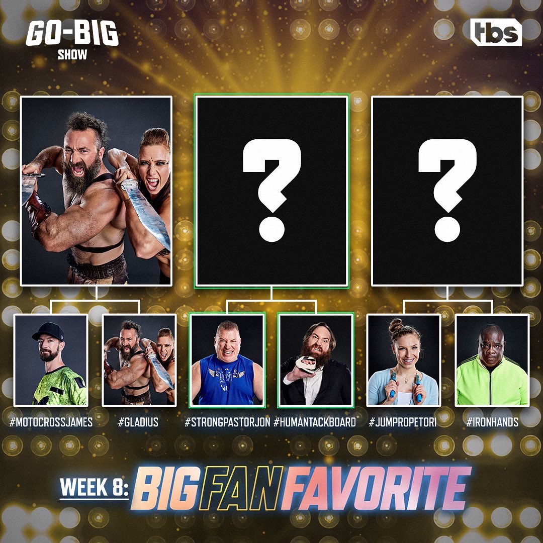 JonBruney's tweet photo. You have until Thursday to vote for me in the Semi-Finals for Big Fan Favorite! I can’t thank everyone enough for the continued support.
Vote here: https://t.co/1O1WIKK6sb #GoBigShow #StrongPastorJon https://t.co/030QqiCb3d