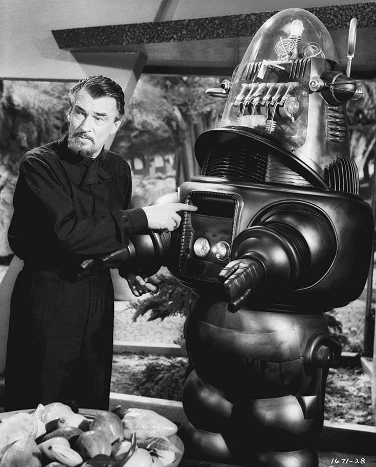HPL_JDeLaughter's tweet photo. π€And this, Gentlemen, if the future of cooking, I call it a "microwave"π¨FB: 1950's Sci-Fi "B" Movies Fan Pageπ€#ForbiddenPlanet #RobbieTheRobot #Morbius #Scifi https://t.co/gw1VrYPaYj
