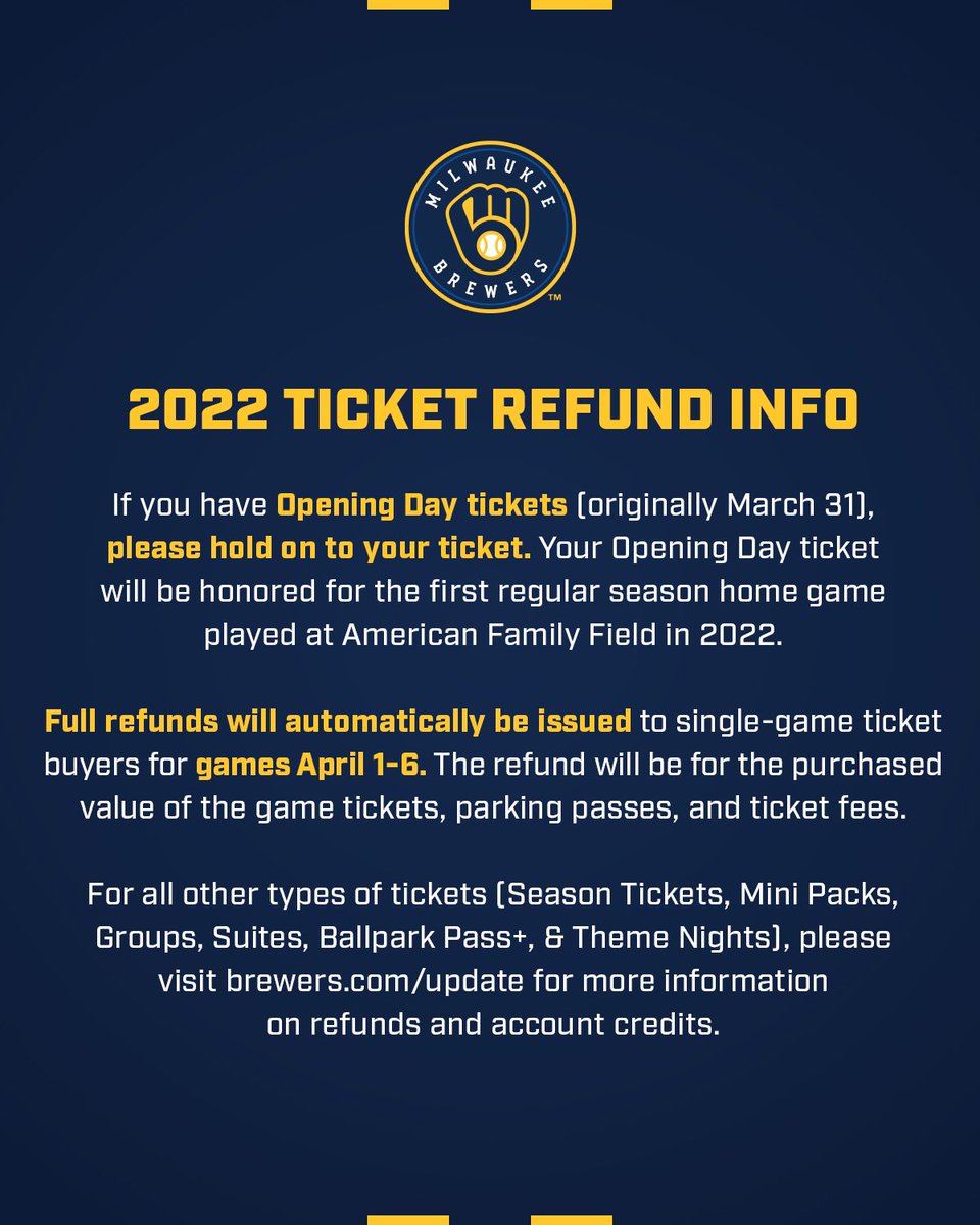 Milwaukee Brewers Schedule 2022 Pdf Milwaukee Brewers 2022 Schedule - Game Day Schedules