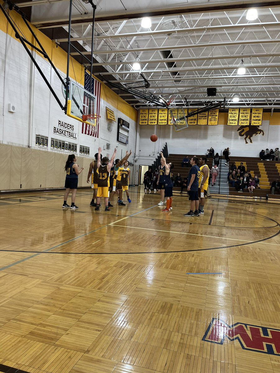 Great game tonight at North Farmington!!! We are so excited that we got Clarkston Unified Basketball’s first ever win!!!💙💛