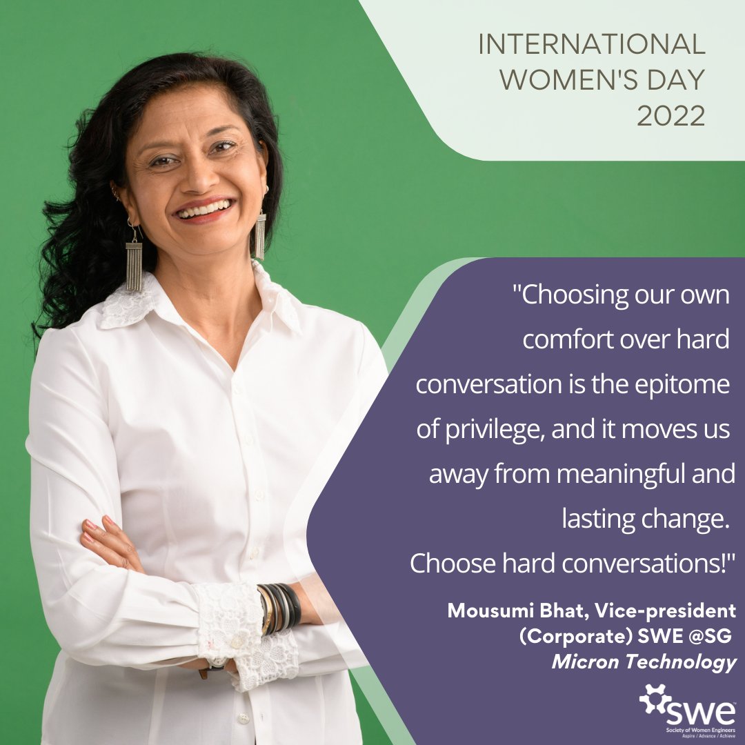 Always go for the hard conversations for meaningful change. Wise words from Dr Mousumi Bhat.