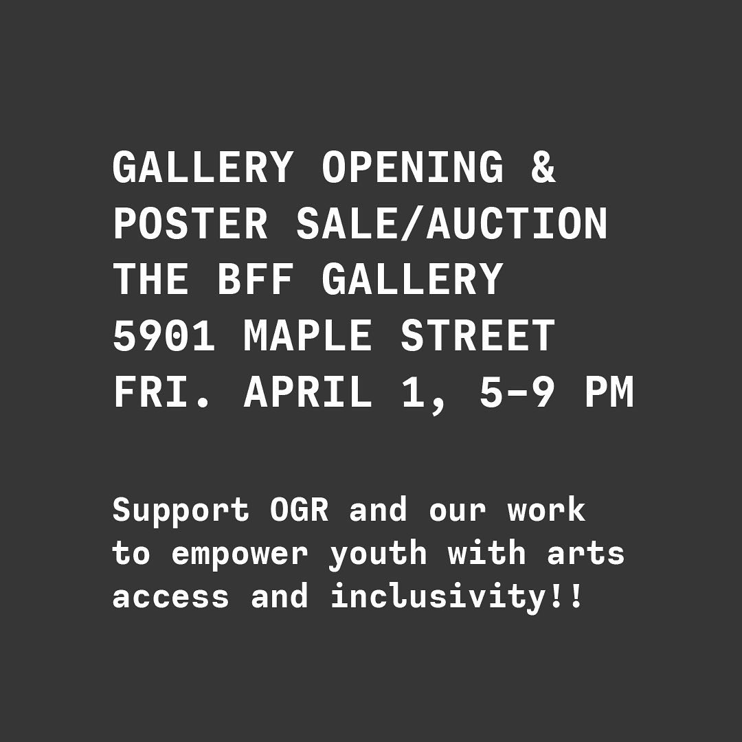Omaha Girls Rock Presents Visual Voices Gallery Exhibit! Join us April 1st for our annual fundraiser at the BFF Gallery! Prints will be available for purchase with live music from Nothing Rhymes with Orange &amp; UN-T.I.L!