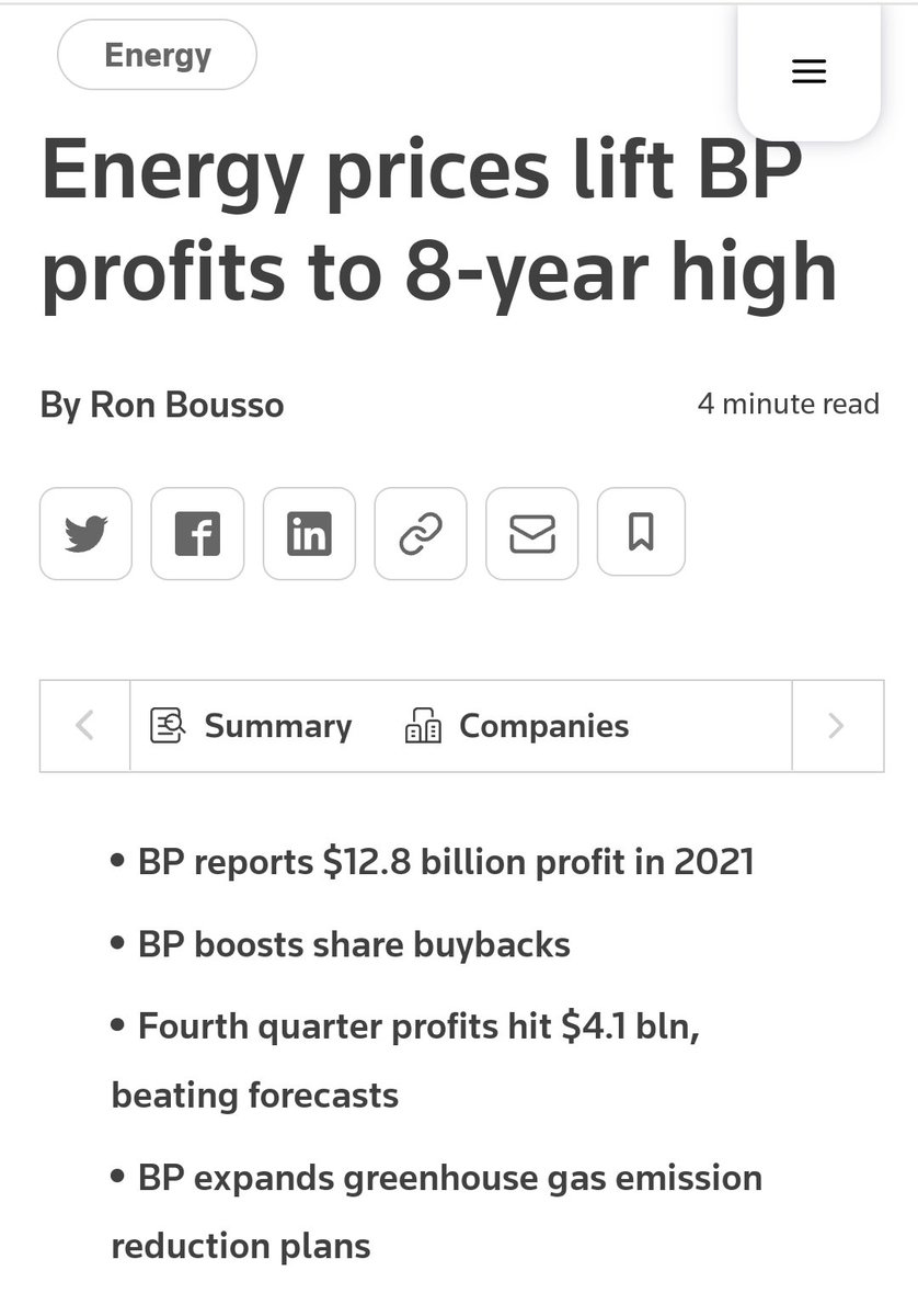 trudygonzales's tweet photo. President Biden is NOT to BLAME for higher gas prices
Covid inflation happened 
But more importantly 
Corporate Greed is
1st graphic
Consumer Price Index

Look at ENERGY
Last 3 graphics 
BP
EXXON
Chevron
PROFITS
From Only 3 of the oil producers 
Notice stocks buy backs
#SOTU https://t.co/opsqOsyUXv