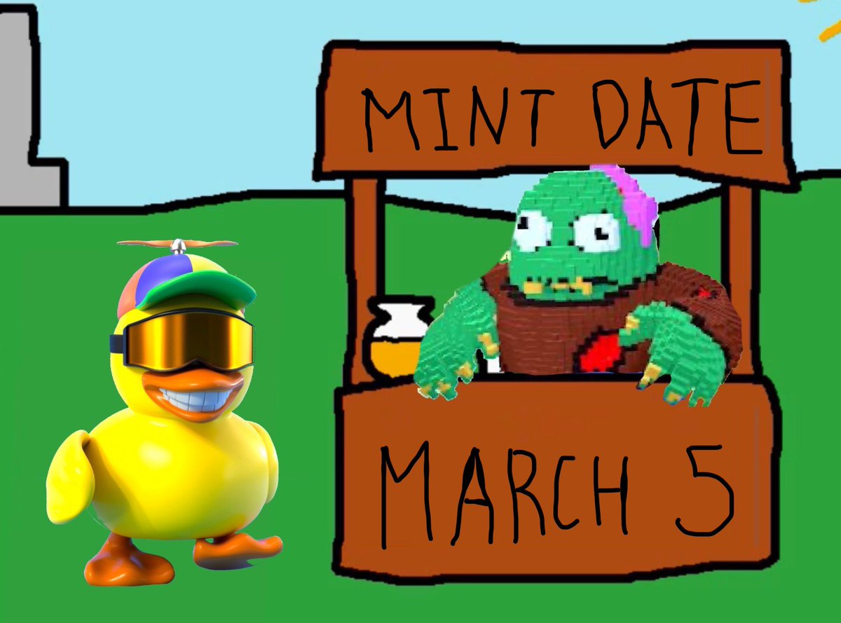 yellowducknft's tweet photo. Supply: 999
Mint Date: March 5th
Mint Price: [redacted] https://t.co/e9VSUjEwXV