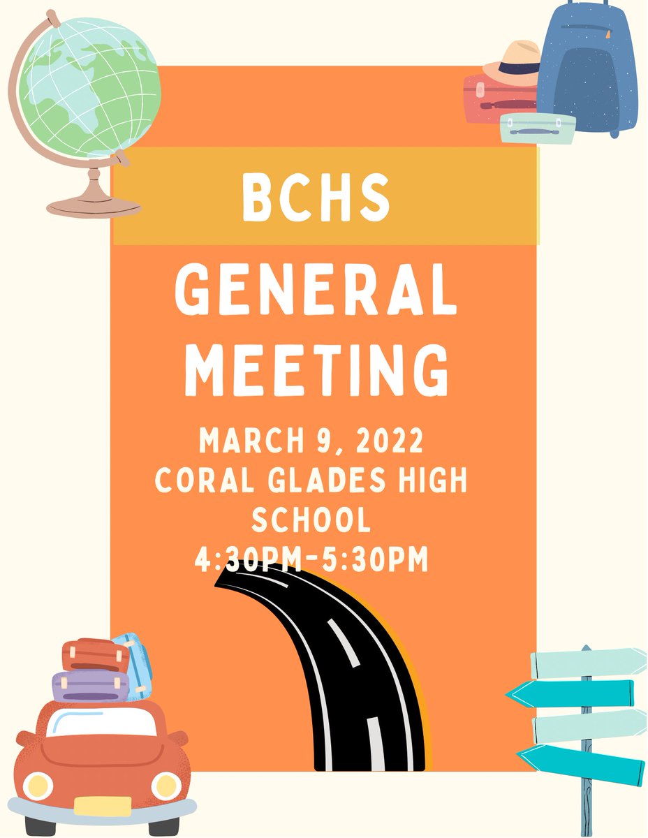 Hello everyone, our upcoming general meeting is next week Wednesday! Be sure to RSVP this Friday by 3:00pm! Chapters get as many NHS members as you can to come out to our last general meeting for the year before our BCHS convention in April‼️