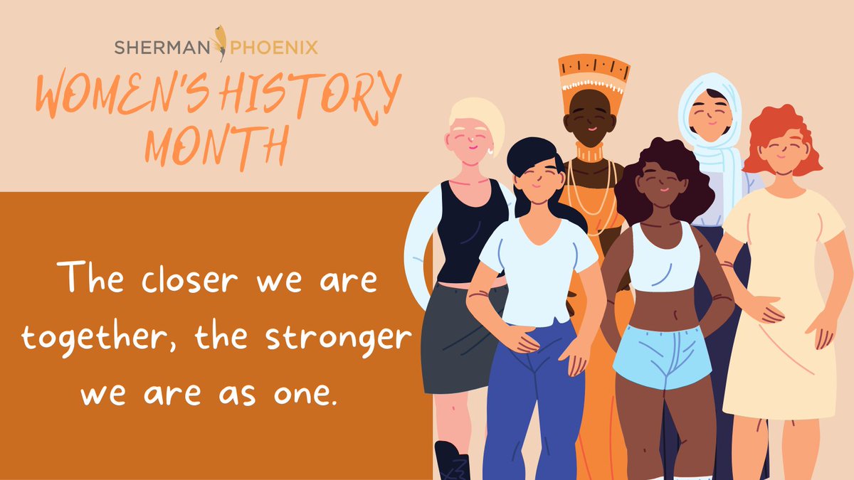 Happy #womenshistorymonth to our women taking care of themselves and their business! We are thankful for the number of women that are a part of the Sherman Phoenix Foundation, helping the organization to see a new day.