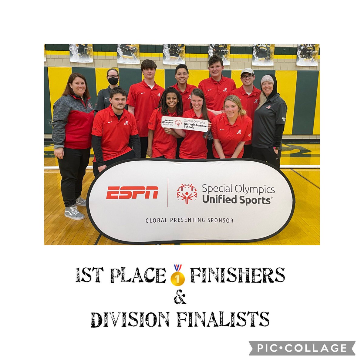 Special Olympics PA - Three Rivers Region (@sopa_3rivers) on Twitter photo CONGRATULATIONS 🎉 to one of today's 1st Place🥇Finishers & Division Finalists- <a href="/AvonworthA/">Avonworth Athletics</a>
They will now be hosting AND playing in the Division Final this Thursday on their home court! CONGRATULATIONS 🎉 to one of today's 1st Place🥇Finishers & Division Finalists- <a href="/AvonworthA/">Avonworth Athletics</a>
They will now be hosting AND playing in the Division Final this Thursday on their home court!