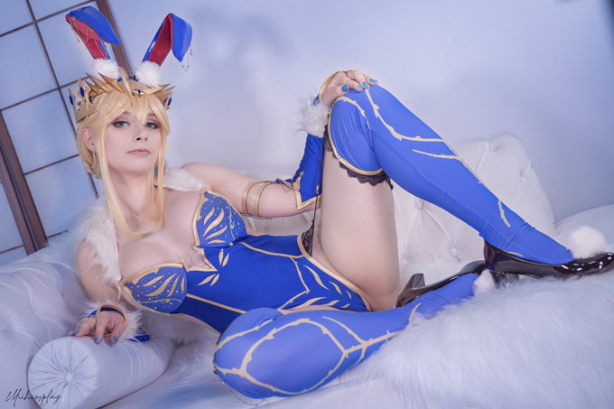 New cosplay 💫 Artoria Lancer bunny 🐰 

RT if you want see a back view 🔥🔥 https://t.co/8MJQHaV9wd