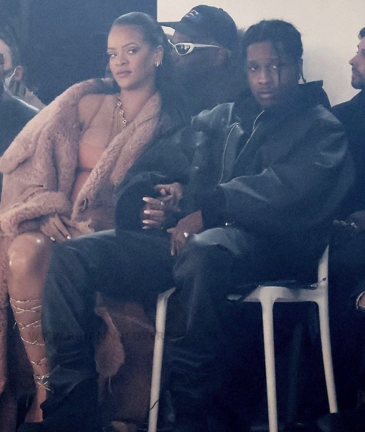 Rihanna on X: Rihanna and A$AP Rocky watching Kendall Jenner boring ass on  the runway  / X