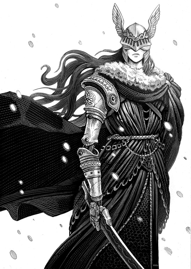 "You seek to face me? Tell me are you stronh enough to bare thy fangs and to be victorious?"