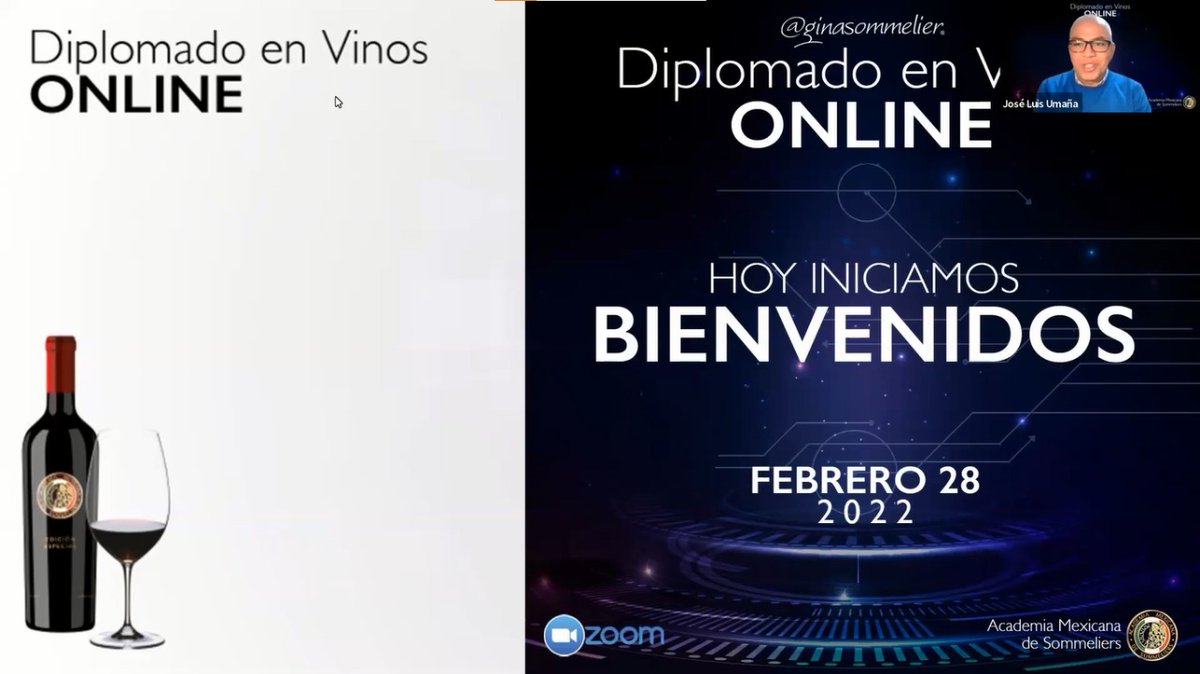 Diplomado en Vinos On Line (@diplomadovinos) on Twitter photo El día de ayer tuvimos la primer sesión en el Diplomado en Vinos Online. Una excelente sesión de Introducción al método de cata presentada por el sommelier <a href="/jlumana/">José Luis Umaña</a>
Bienvenidos a todos los alumnos a este viaje que estaremos haciendo por todas las regiones vitivinícolas del mundo El día de ayer tuvimos la primer sesión en el Diplomado en Vinos Online. Una excelente sesión de Introducción al método de cata presentada por el sommelier <a href="/jlumana/">José Luis Umaña</a>
Bienvenidos a todos los alumnos a este viaje que estaremos haciendo por todas las regiones vitivinícolas del mundo