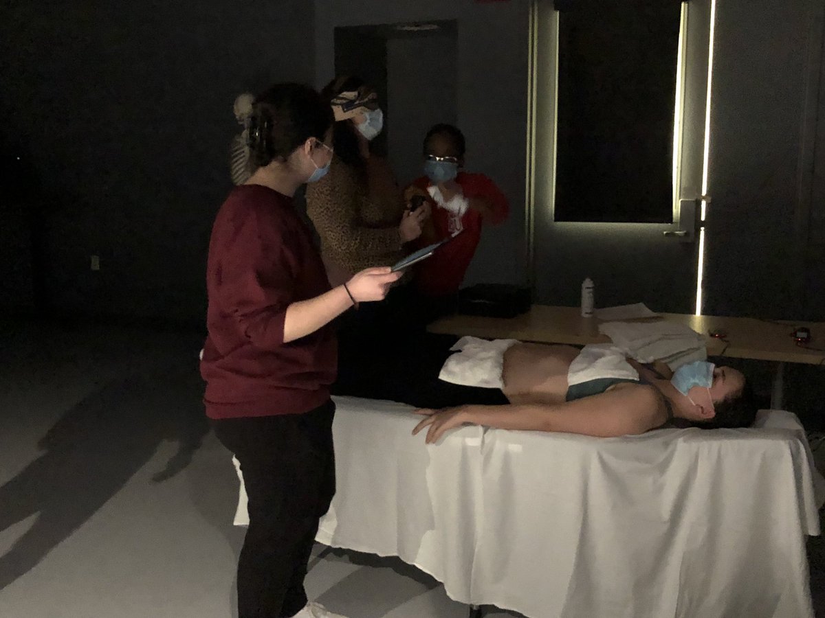 UconnUsig's tweet photo. Then…Scan charades! One teammate scanning blindfolded guided by their other teammates…what could go wrong? 😅🤪 https://t.co/JdqPdPnOLZ
