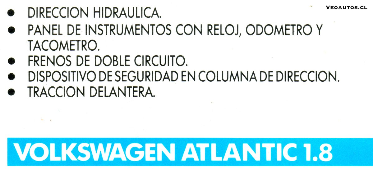 VeoAutos's tweet photo. Volkswagen Atlantic Brochure Chile 1991. 452 unidades vendidas en el país entre 1991 y 1994.
+ Info Link https://t.co/W03ptDEdyU
#jettamk2 #vwatlantic #vwchile @vw_es_prensa @addict_car @thecarfactoids @YesterdaysDrive @RiveraNotario @publichilensis https://t.co/HslLR435KR