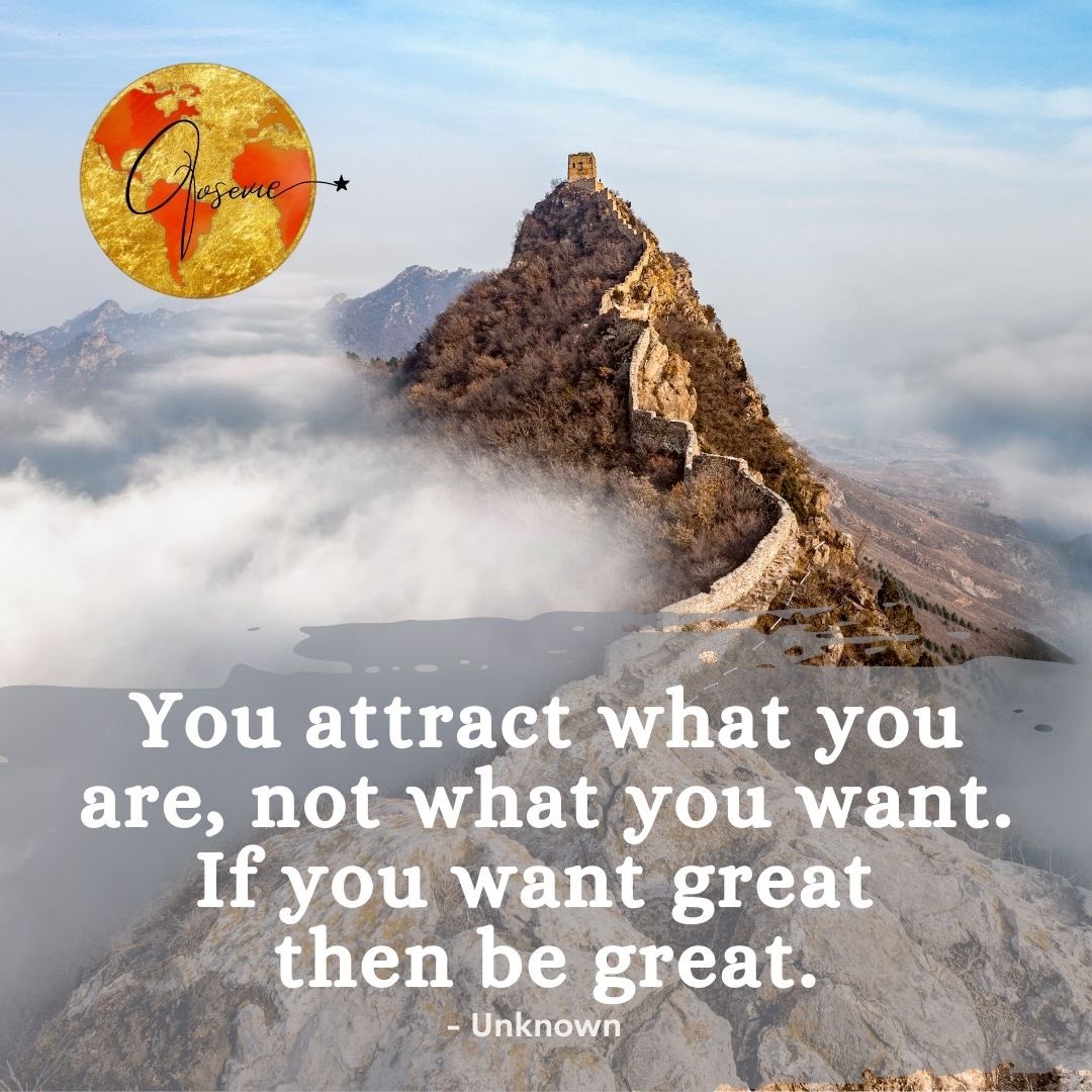 Be great and attract greatness! 
#thrive #greatnessisyou