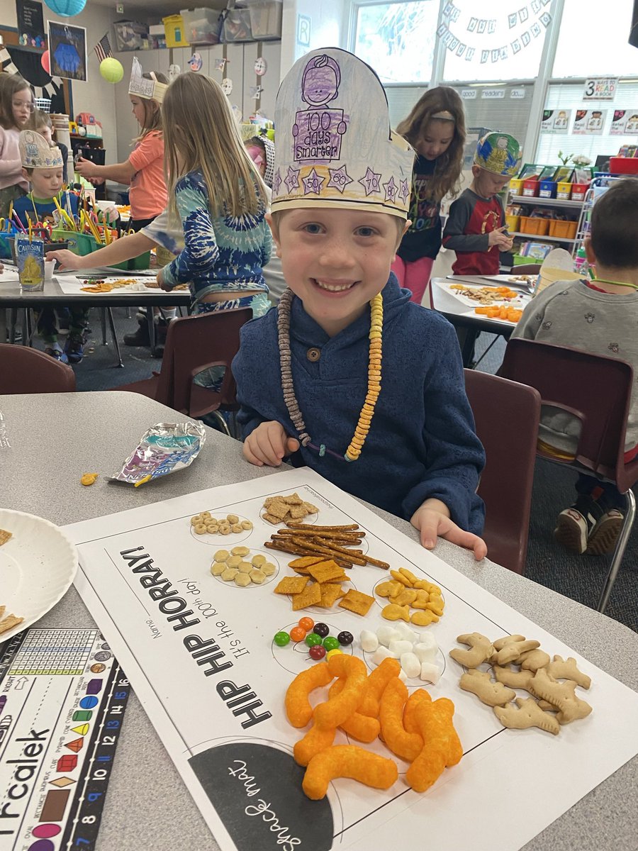 RussellsKinders's tweet photo. We had so much fun celebrating the 100th day of Kindergarten yesterday! ❤️🥳💯 https://t.co/SRbKSAWFAk