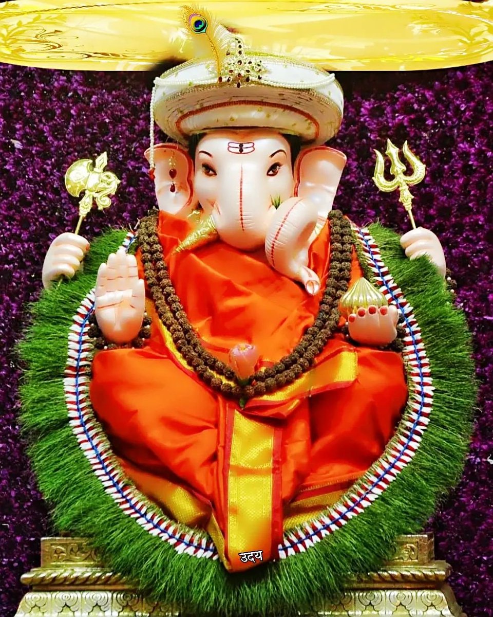 motivation_48's tweet photo. ट्विटर पर उपस्थित सभी भक्तों को 
जय श्री गणेश  🚩🙏 https://t.co/OYOeXtFTM3