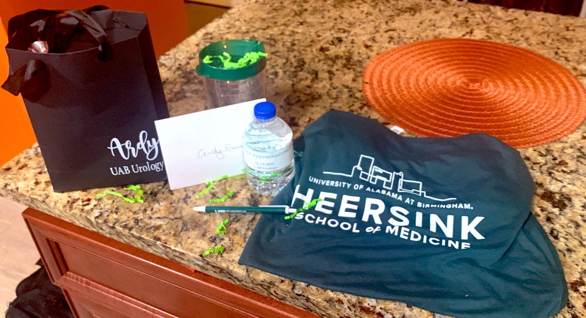 Ardy S (@_ardy_s) on Twitter photo <a href="/UABUrology/">UAB Urology</a> šš¤š
Thank you! What an amazing surprise to come home to.
Even better that green is my favorite color. <a href="/UABUrology/">UAB Urology</a> šš¤š
Thank you! What an amazing surprise to come home to.
Even better that green is my favorite color.