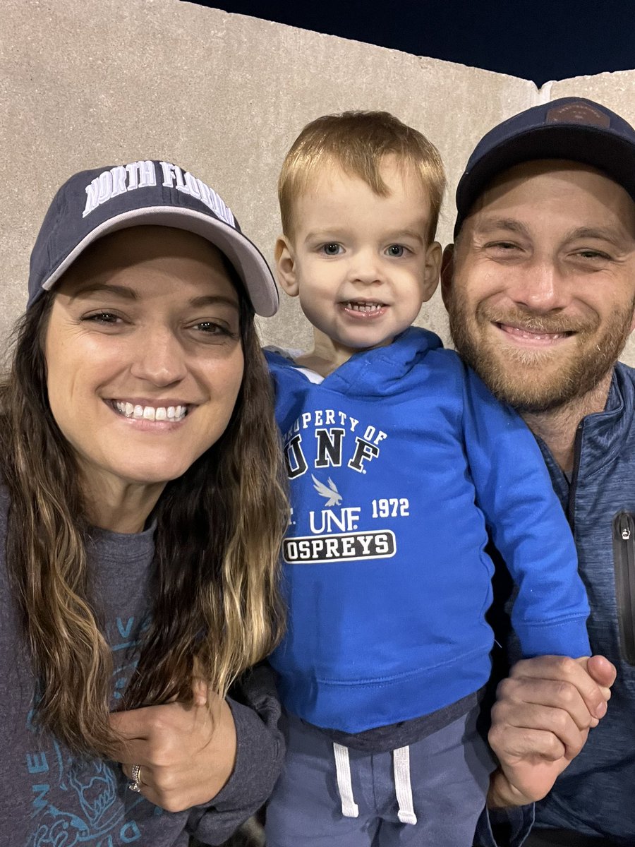 Kellyradell's tweet photo. Took Wes to his first @UofNorthFlorida baseball game tonight. I knew he’d be a fan #SWOOP!
#SwoopLife #UNFAlumni #UNF @UNFOspreys https://t.co/POHLJUurDm