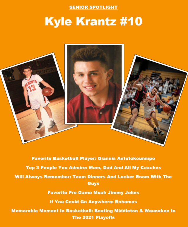 The Wildcat season is not done yet, but we want to take some time to say Congratulations and Thanks to our Seniors.  We are all so very proud of you. 🐾🐾

Senior Spotlight - Kyle Krantz #10